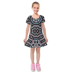 Zaz Kids  Short Sleeve Velvet Dress by LW323