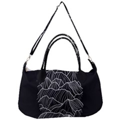 Black Mountain Removal Strap Handbag by goljakoff