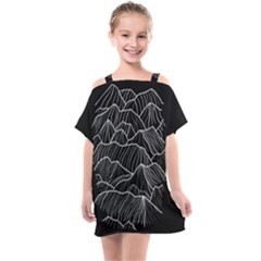 Black Mountain Kids  One Piece Chiffon Dress by goljakoff