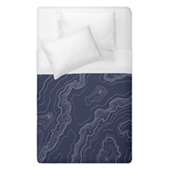 Topography Map Duvet Cover (single Size) by goljakoff