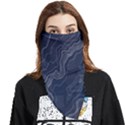 Topography map Face Covering Bandana (Triangle) View1