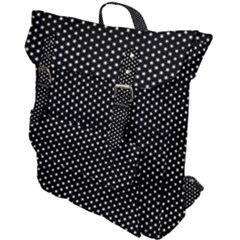 Stars On Black Ink Buckle Up Backpack by goljakoff