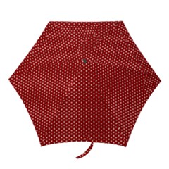 Stars Red Ink Mini Folding Umbrellas by goljakoff