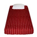 Stars Red ink Fitted Sheet (Single Size) View1