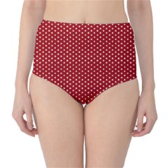 Stars Red Ink Classic High-waist Bikini Bottoms by goljakoff