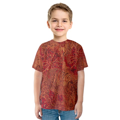 Animalprintfnl1 Kids  Sport Mesh Tee by PollyParadise