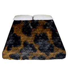 Animalprint Fitted Sheet (queen Size) by PollyParadise