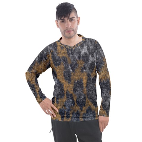 Animalprint Men s Pique Long Sleeve Tee by PollyParadise