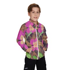 Jungle Floral Kids  Windbreaker by PollyParadise