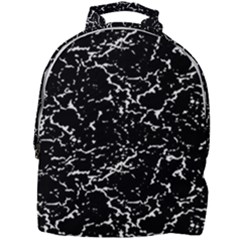 Black And White Grunge Abstract Print Mini Full Print Backpack by dflcprintsclothing