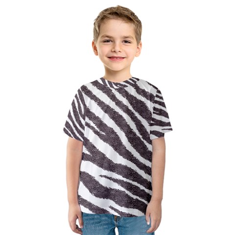 Zebra Kids  Sport Mesh Tee by PollyParadise