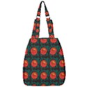 Rose Ornament Center Zip Backpack View1