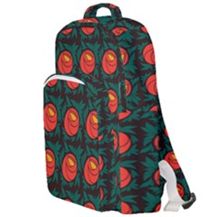 Rose Ornament Double Compartment Backpack by SychEva