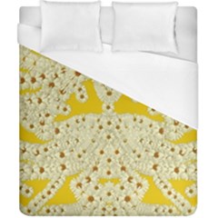 Sunshine Colors On Flowers In Peace Duvet Cover (california King Size) by pepitasart