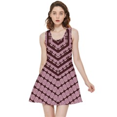 Burgundy Inside Out Reversible Sleeveless Dress by LW323