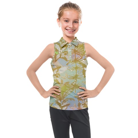 Keydom Kids  Sleeveless Polo Tee by PollyParadise