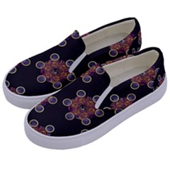 Metatron Cube Kids  Canvas Slip Ons by gloriasanchez