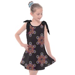 Metatron Cube Kids  Tie Up Tunic Dress by gloriasanchez