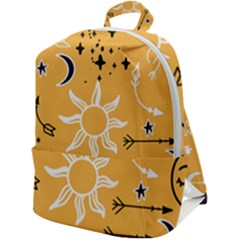 Pattern Mystic Color2 Zip Up Backpack by alllovelyideas