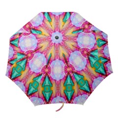 Colorful Abstract Painting E Folding Umbrellas by gloriasanchez