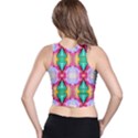 Colorful Abstract Painting E Racer Back Crop Top View2