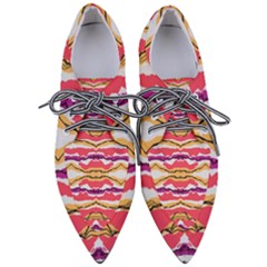 Earth Boho Print Pointed Oxford Shoes by gloriasanchez