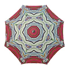 Bohemian Colorful Pattern B Golf Umbrellas by gloriasanchez