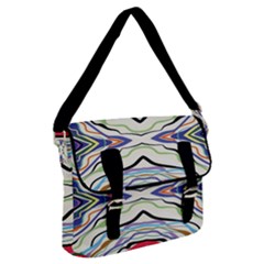 Bohemian Colorful Pattern B Buckle Messenger Bag by gloriasanchez