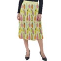 Tropical Fruits Pattern  Classic Velour Midi Skirt  View1