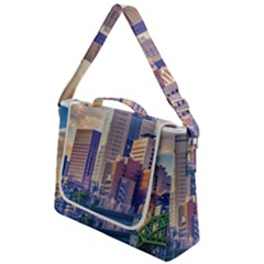 Akihabara Zone Urban Scene Tokyo Japan Box Up Messenger Bag by dflcprintsclothing