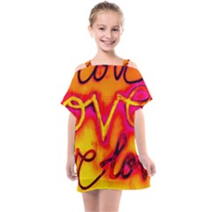  Graffiti Love Kids  One Piece Chiffon Dress by essentialimage365