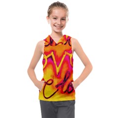  Graffiti Love Kids  Sleeveless Hoodie by essentialimage365