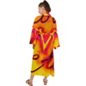  Graffiti Love Maxi Kimono View2