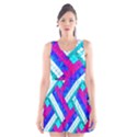 Pop Art Mosaic Scoop Neck Skater Dress View1