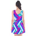 Pop Art Mosaic Scoop Neck Skater Dress View2