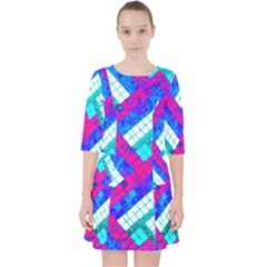 Pop Art Mosaic Pocket Dress by essentialimage365