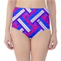 Pop Art Mosaic Classic High-Waist Bikini Bottoms View1