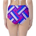 Pop Art Mosaic Classic High-Waist Bikini Bottoms View2