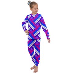 Pop Art Mosaic Kids  Long Sleeve Set  by essentialimage365