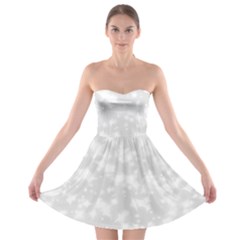 Rose White Strapless Bra Top Dress by Janetaudreywilson