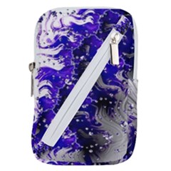 Fractal Lava Belt Pouch Bag (small) by Sparkle