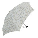 Cute Bunnies and carrots pattern, light colored theme Mini Folding Umbrellas View2