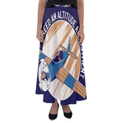 Airplane - I Need Altitude Adjustement Flared Maxi Skirt by DinzDas