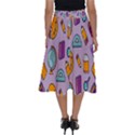 Back To School And Schools Out Kids Pattern Perfect Length Midi Skirt View2