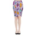 Back To School And Schools Out Kids Pattern Midi Wrap Pencil Skirt View1