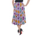 Back To School And Schools Out Kids Pattern Midi Mermaid Skirt View2