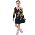 Bud Gilt  Kids  Long Sleeve Velvet Dress View1