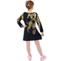 Bud Gilt  Kids  Long Sleeve Velvet Dress View2