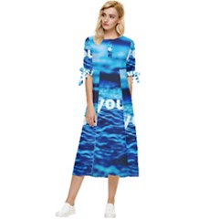 Img 20201226 184753 760 Bow Sleeve Chiffon Midi Dress by Basab896