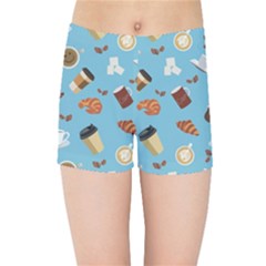 Coffee Time Kids  Sports Shorts by SychEva